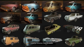 Reallusion - 老式美国汽车合集 - Reallusion - Old American Cars Collection
