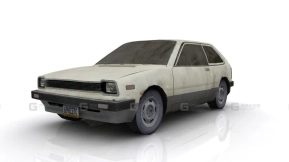 掀背车82款 - Car 82 hatchback 3D model-140