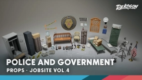 【UE】建筑工地VOL.4 警察局  Jobsite VOL.4 - Police Station