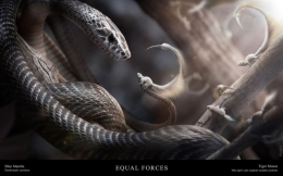 蛇曲线雕刻笔刷 Equal Forces