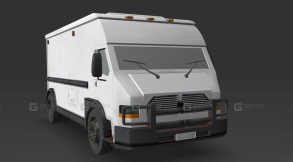 装甲货车 - Armored Van 3D model-72