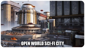 【UE5.1】开放世界科幻城市  Open World Science fiction City