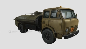 TZ-500油罐车 - TZ-500 fuel tanker 3D model-51
