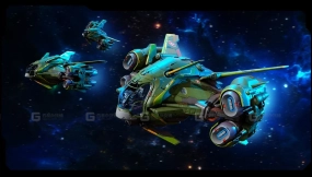 SF康赛尔星际飞船战舰飞机模型 SF - CORSAIR Starship