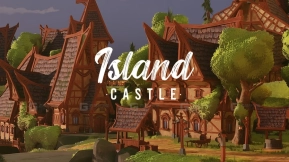 【UE】风格化岛屿城堡环境（Stylized Island Castle Land Isle Isle 3D）  Stylized Island Castle Environment ( Stylized Island Castle Land Isle Isle 3D )
