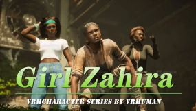 【UE】黑人女孩扎希拉 非洲女性角色 NPC VRHC  Black Girl Zahira African Female Character NPC VRHC