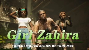 【UE】黑人女孩扎希拉 非洲女性角色 NPC VRHC  Black Girl Zahira African Female Character NPC VRHC