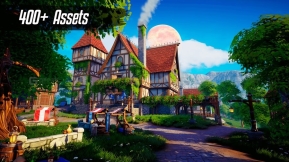 【UE】风格化村庄  Stylized Village - Modular Stylized Village Environment