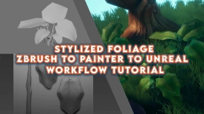 Substance 3D Painter ！创建风格化树叶纹理 - 初学者教程！
