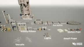 UE矮人地牢环境 Dwarven Dungeons Environment ( Throne Room )