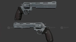 G-unit左轮手枪 - Revolver G-unit 3D model-28
