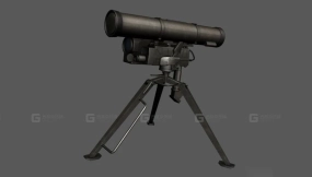 短号反坦克导弹 Kornet 3D model-2