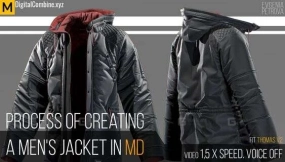 男士时尚连帽夹克外套