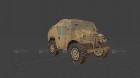 福特FAT-2 - Ford FAT-2 3D model-8