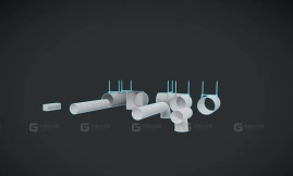 HSG 通风口 PBR游戏就绪 HSG - Air Vent - PBR Game Ready