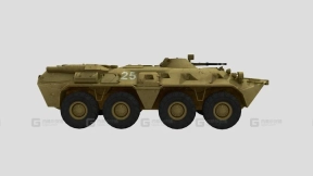 低多边形主战坦克01 - Low Poly Battle Tank 01