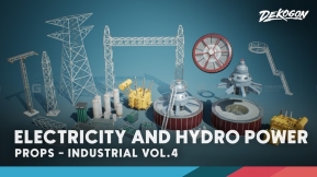 【UE】工业VOL.4电力液压与水处理  Industrial VOL.4 – Electricity  Hydro and Water Treatment
