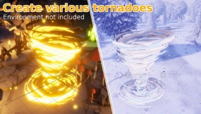 【UE】龙卷风视觉特效包  Tornadoes VFX Pack
