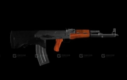 AK-47无托型-AK-47 bullpup 3D model