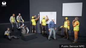 【UE5.6】公共服务NPC - 数字人类  Public Service NPC - Metahuman