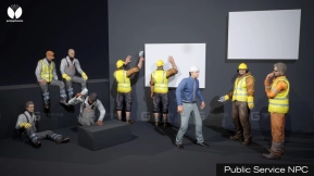 【UE5.6】公共服务NPC - 数字人类  Public Service NPC - Metahuman
