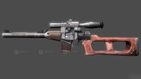VSS绞喉者-58 - ВСС Винторез 3D model-58