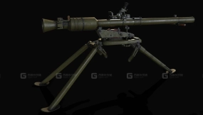 SPG-9长矛火箭筒3D模型-14 - SPG-9  Копье  3D model-14