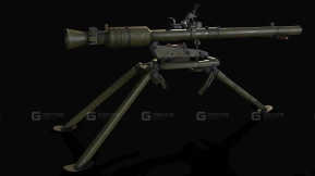 SPG-9长矛火箭筒3D模型-14 - SPG-9  Копье  3D model-14