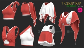 7+短款上衣内衣 7Crop top vol4