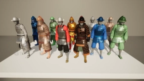 【UE】中国古代铠甲系列04  Chinese Ancient Armour Series04