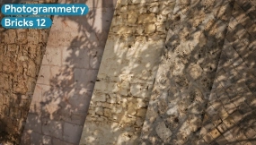 【UE5.1】砖墙系列12 - 扫描摄影测量材质 Brick Walls 12 - Scanned Photogrammetry Materials