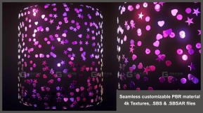 闪粉材质与纹理 Glitter Substance Material and Textures