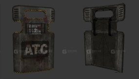 战术盾牌 3D模型-69 Tactical shield 3D model-69