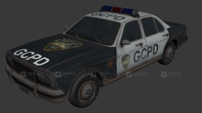 1982款雪佛兰Malibu警车 - 1982 Chevrolet Malibu Police 3D model-35
