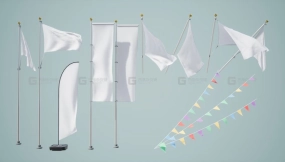 【UE】顶点动画旗帜  Vertex Animated Flags