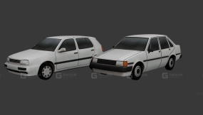 切尔瓦尼亚低多边形 - Czervanian Low poly 3D model-15