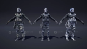 【UE】科幻未来士兵人物角色02 Soldier Future 02