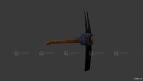 鹤嘴锄 - Pickaxe 3D model-30