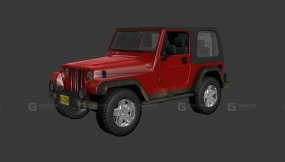 《逃生》中的吉普 - Jeep from Outlast 3D model-0