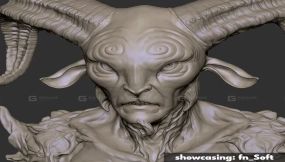 zbrush生物雕刻笔刷 FlippedNormals Brush Kit