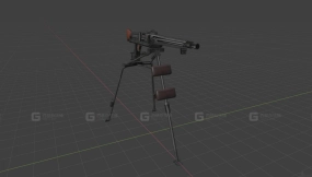 MG-42通用机枪3D模型-40 - MG-42 3D model-40