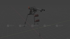 MG-42通用机枪3D模型-40 - MG-42 3D model-40
