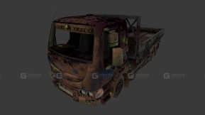 2008款雷诺Kerax货运车 - 2008 Renault Kerax cargo 3D model-71
