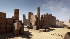 【UE】模块化沙漠废墟  Modular Desert Ruins