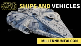 星球大战载具和飞船系列 MillenniumFalcon 千年隼