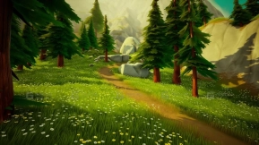 【UE】梦境 风格化环境 山脉 - 风格化自然开放世界奇幻  Dreamscape  Stylized Environment Mountains - Stylized Nature Open World Fantasy
