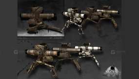 俄罗斯制AT-4反坦克武器 - Russian Made AT-4 Anti-Tank Weapon 3D model-98