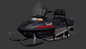 北极猫宽履带雪地摩托 - Arctic polaris widetrak 3D model-49