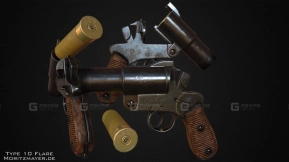 Тип-10 Сигнальный 3D model-12