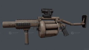 MILkor MGL Mk 1L榴弹发射器3D模型-43 - Milkor MGL Mk 1L 3D model-43